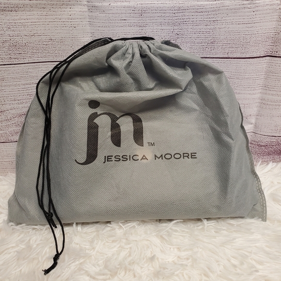 Jessica Moore Faux Leather Baguette Bag/Mini Purse Black NWT - Picture 8 of 8